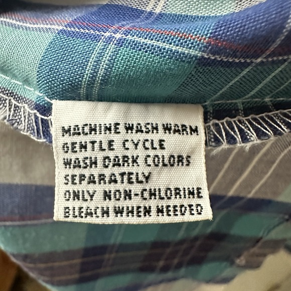 Paddock‎ Club by Arrow Men's Long Sleeve Button Down Long Sleeve Plaid - Picture 4 of 6